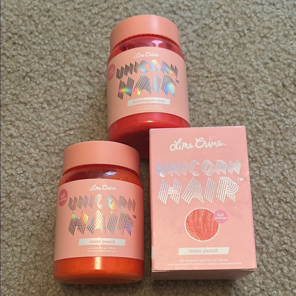 Lime Crime Unicorn Hair Dye Se, 3 pcs